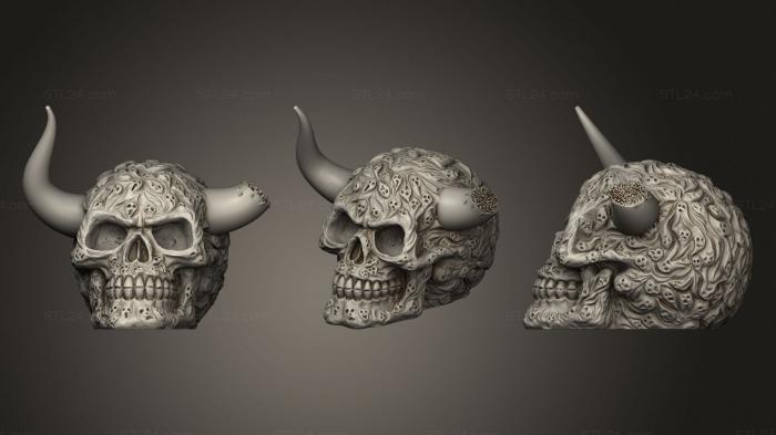 Mask (Cranio	, MS_0358) 3D models for cnc